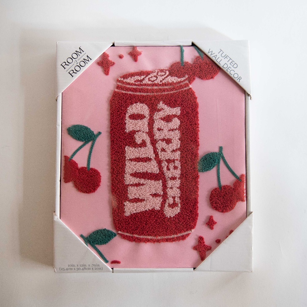 Tufted Wall Art | Wild Cherry Cola